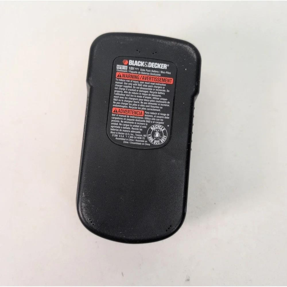 Black & Decker HPB18 Genuine OEM 18V NiCd Slide Battery Pack 18-Volt